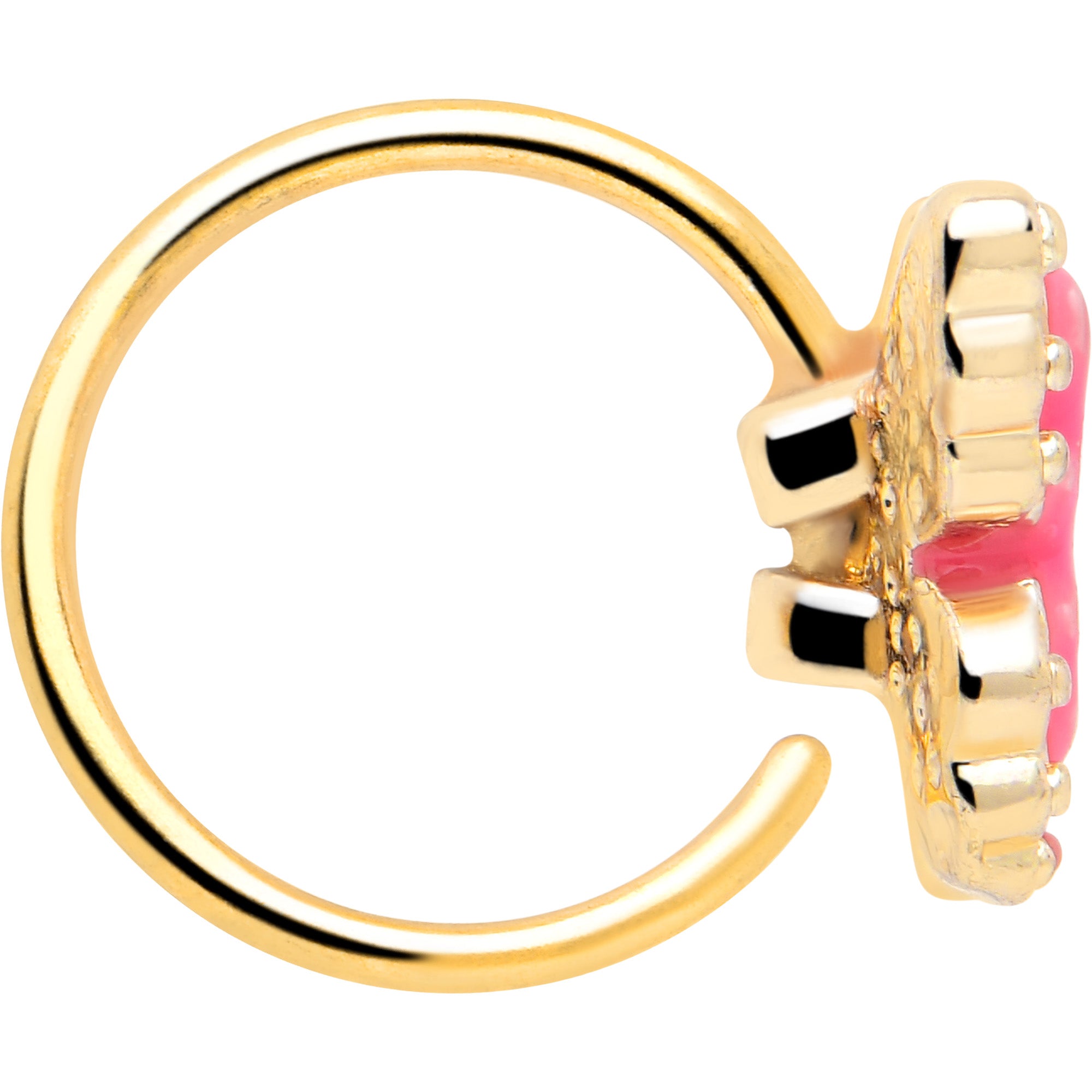 The Gilded Wing Nose Hoop