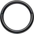 20G Implant Grade Titanium Half Closure Hinged Segment Ring