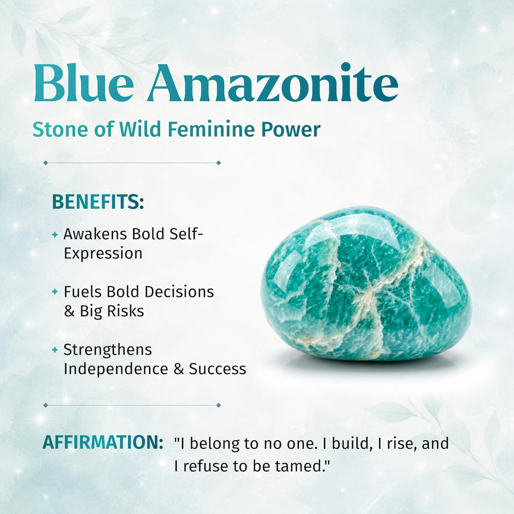Empire of Her Own Bracelet – Premium Blue Amazonite