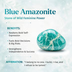 Empire of Her Own Bracelet – Premium Blue Amazonite