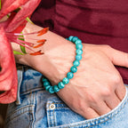 Empire of Her Own Bracelet – Premium Blue Amazonite
