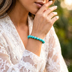 Empire of Her Own Bracelet – Premium Blue Amazonite