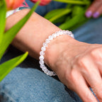Emotional Ice Bath Bracelet – 6mm Ice Quartz