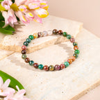 The Energy Bracelet – 6mm Indian Agate