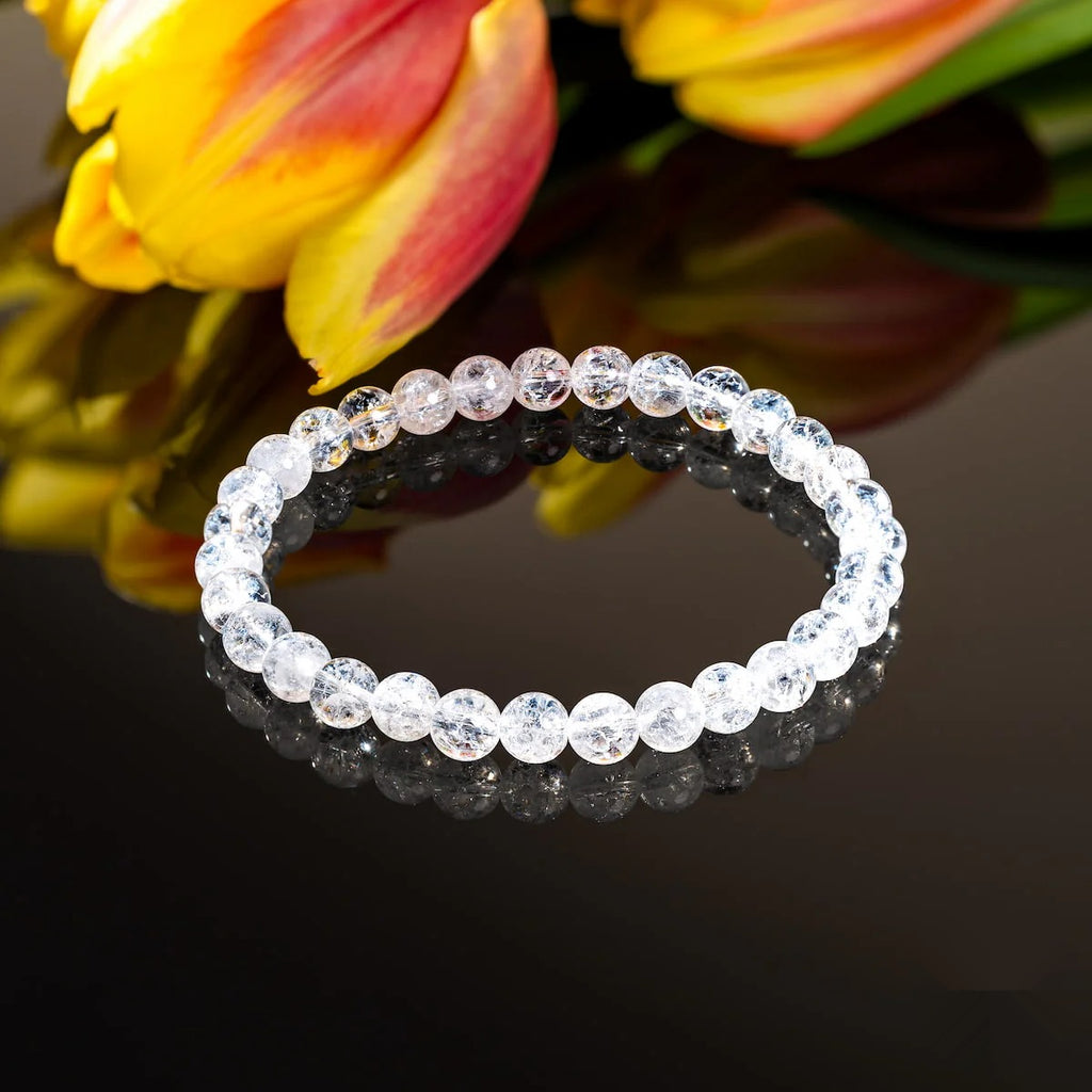 Emotional Ice Bath Bracelet – 6mm Ice Quartz
