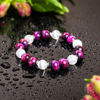 Shape Your Future Bracelet – Pink Galaxy Tiger’s Eye