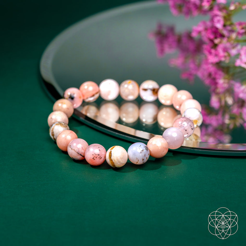 Repair My Heart Bracelet – Peruvian Pink Opal