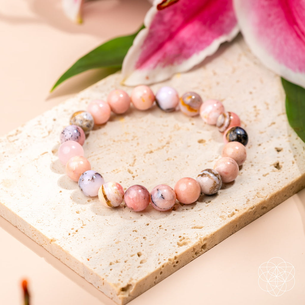 Repair My Heart Bracelet – Peruvian Pink Opal