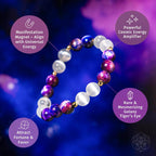 Cosmic Energy Amplifier - Galaxy Tiger's Eye Bracelet