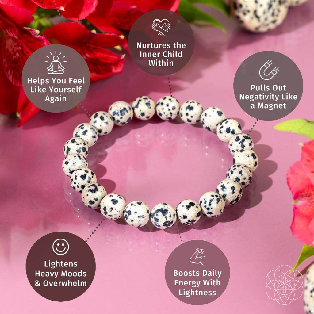 Emotional Detox Bracelet – Dalmatian Jasper