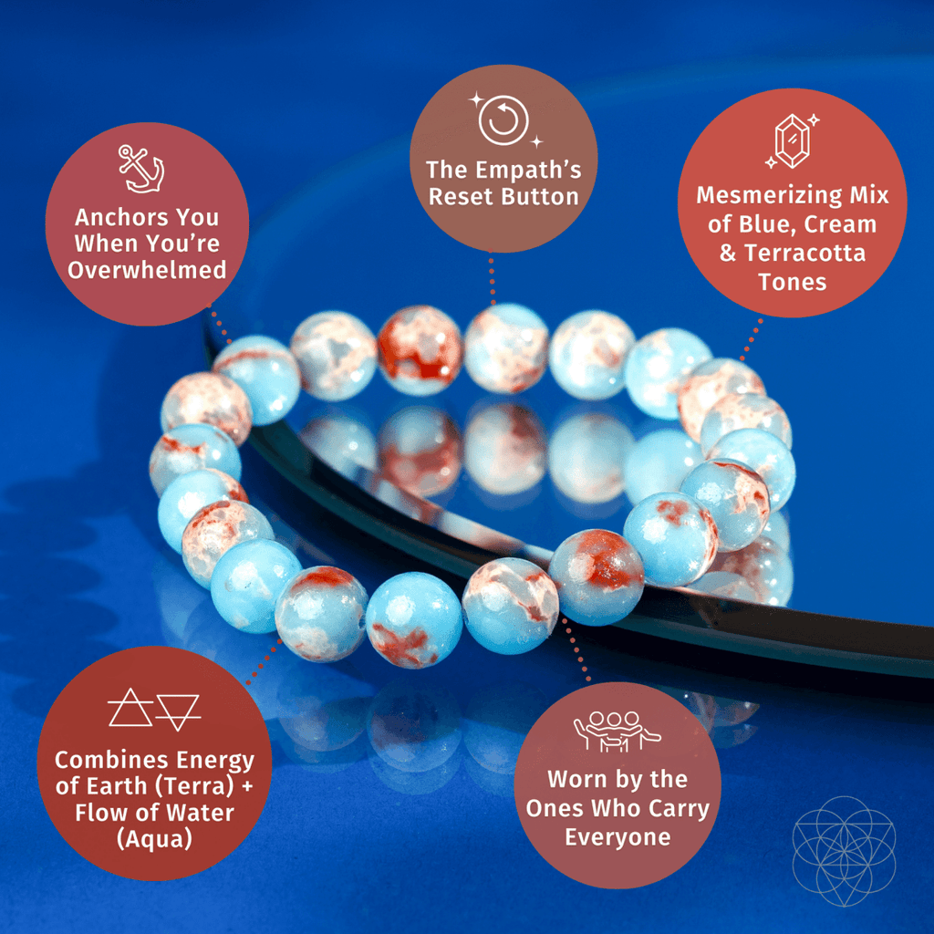 Empath’s Shield Bracelet – Aqua Terra Jasper
