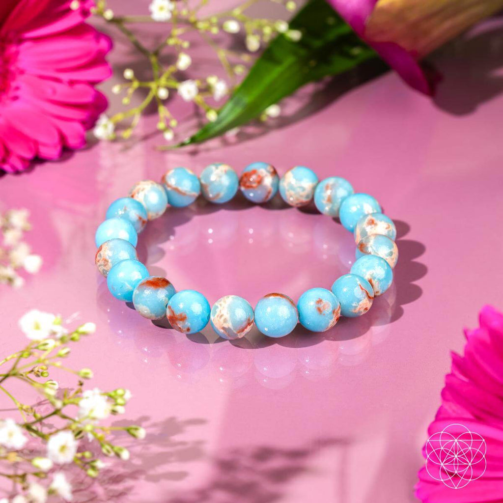 Empath’s Shield Bracelet – Aqua Terra Jasper