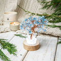 Guardian Angel Tree Lamp – Aquamarine & Quartz