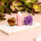 Mindful Multitasker Crystal Car Kit – Amethyst & Tiger’s Eye