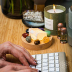 Money Magnet Crystal Lamp – Selenite Core & Prosperity Stones