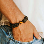 Pi Yao Wealth Bracelet – Tiger’s Eye & Obsidian