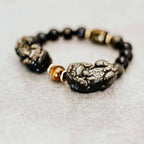 Pi Yao Wealth Bracelet – Tiger’s Eye & Obsidian
