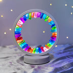 Rainbow After the Storm - Clear Quartz Lamp of Hope