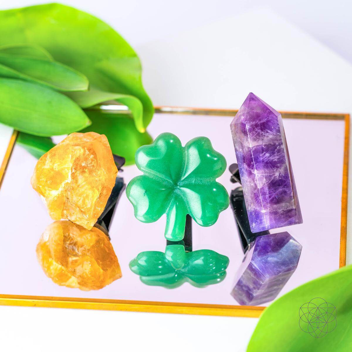 Road Guardians Car Crystal Set – Aventurine, Citrine & Amethyst