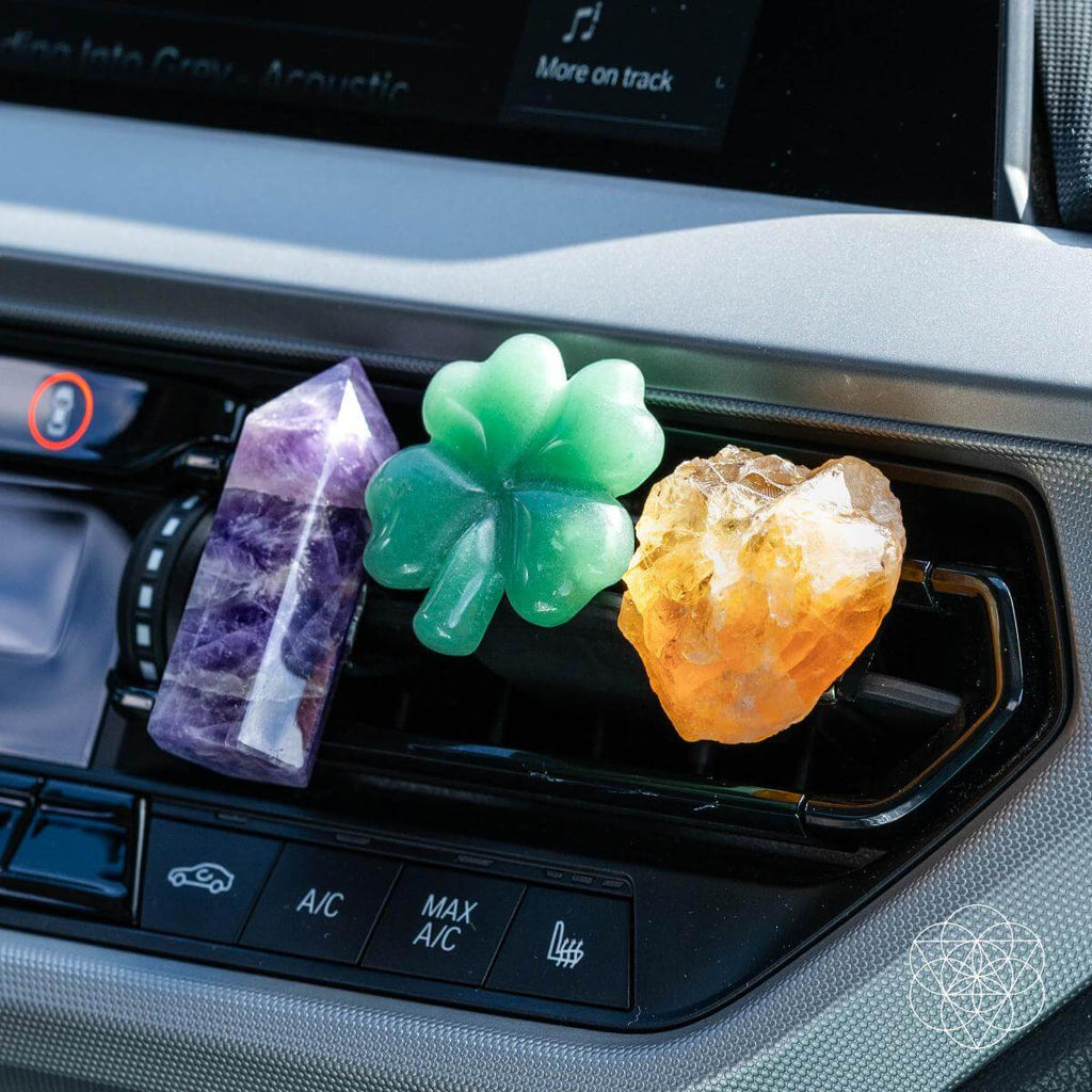 Road Guardians Car Crystal Set – Aventurine, Citrine & Amethyst