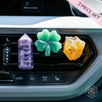 Road Guardians Car Crystal Set – Aventurine, Citrine & Amethyst