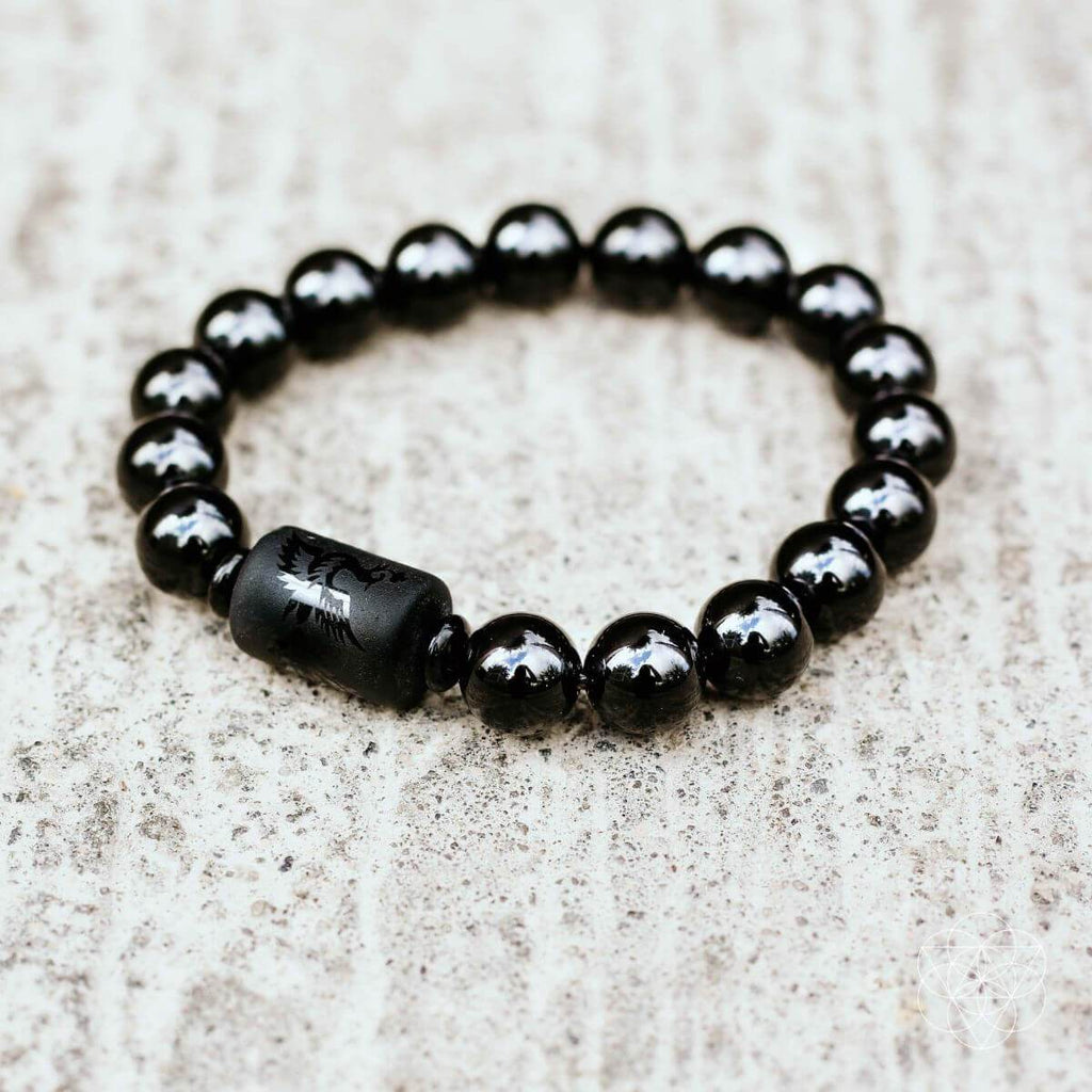 Phoenix Renewal Bracelet – Black Obsidian