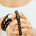 Phoenix Renewal Bracelet – Black Obsidian