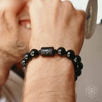 Phoenix Renewal Bracelet – Black Obsidian