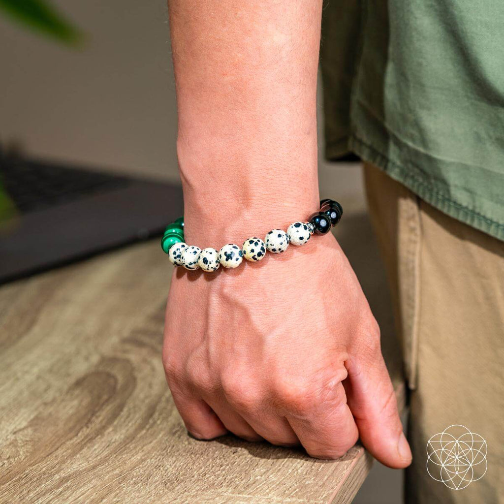 Soul Reset: Dalmatian Jasper Bracelet of Healing