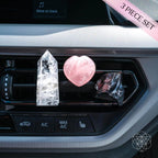 Spiritual GPS Car Crystal Kit – Obsidian & Quartz