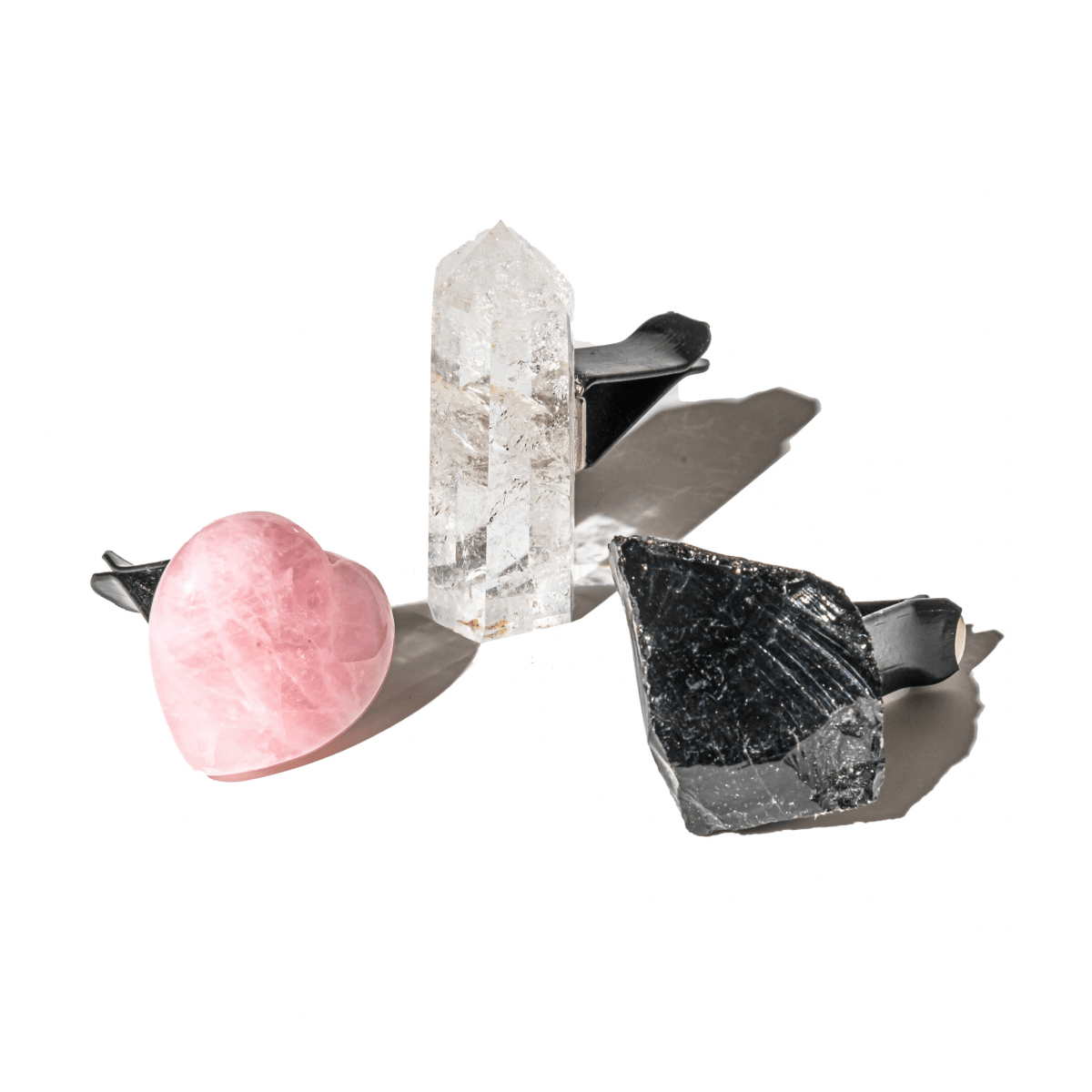 Spiritual GPS Car Crystal Kit – Obsidian & Quartz