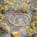 The Abundance Anklet – Genuine Citrine