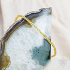 The Abundance Anklet – Genuine Citrine