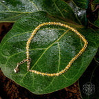 The Abundance Anklet – Genuine Citrine