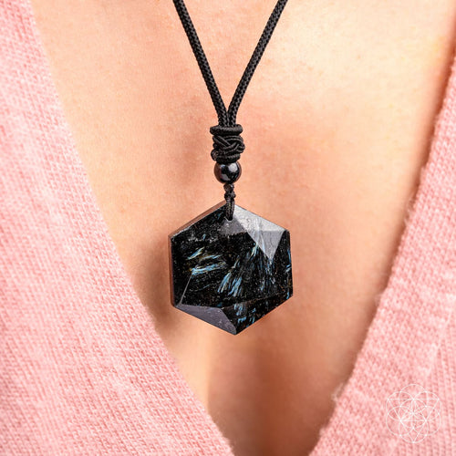 Arfvedsonite Deep Healing Pendant