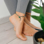 Emotional Healing Anklet – Rose Quartz