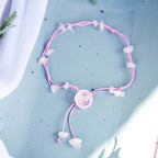 Emotional Healing Anklet – Rose Quartz