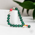 Law of Attraction Bracelet – Malachite & Pearl