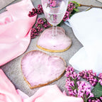 Positive Energy Coasters – Rose Quartz (Set of 2)