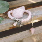 Rose Quartz Crystal Trio