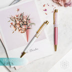 Self-Cleansing Crystal Pens – Set of 4 Gemstone Infused