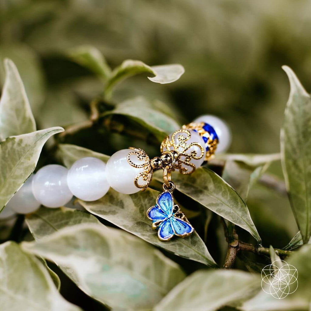 Spiritual Growth Bracelet – White Agate