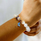 Spiritual Growth Bracelet – White Agate