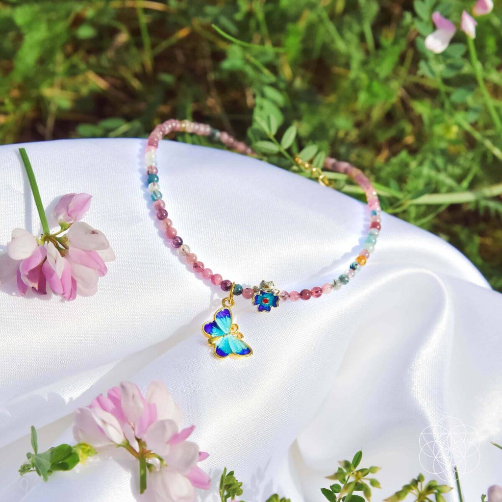 Tourmaline Anklet of Hope – Black Tourmaline