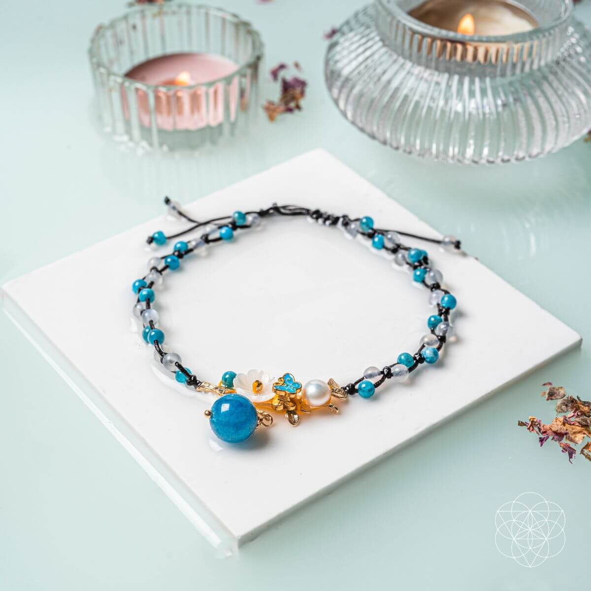 Pearl & Moonstone Good Vibes Anklet