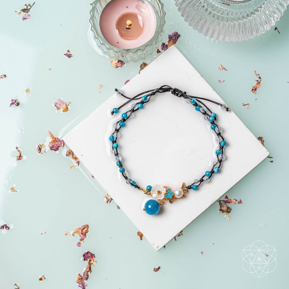 Pearl & Moonstone Good Vibes Anklet