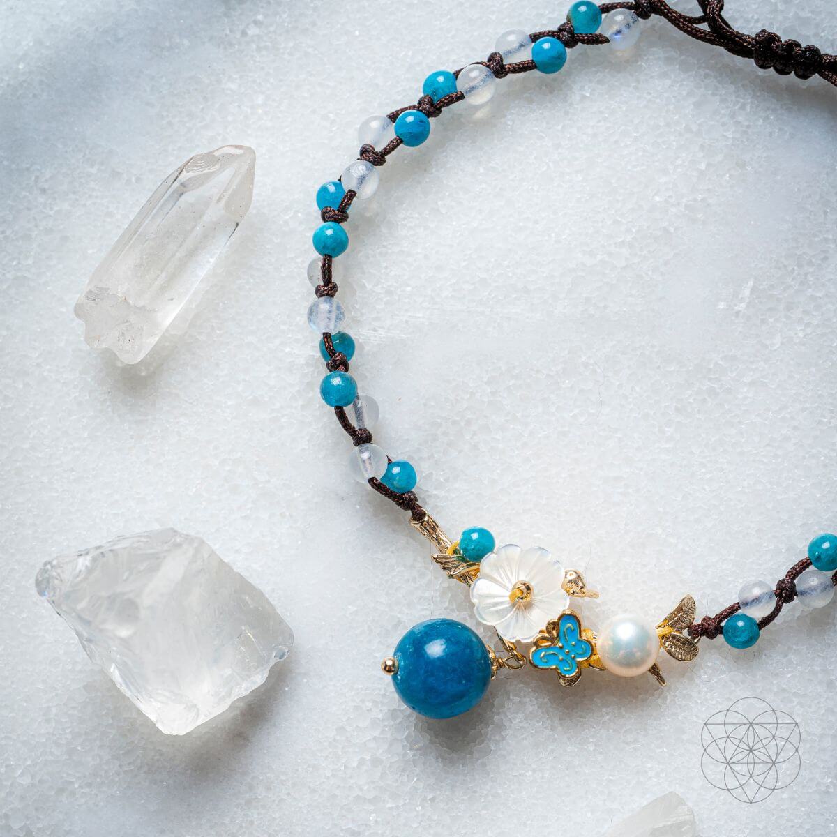 Pearl & Moonstone Good Vibes Anklet