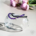 Veil of Protection Bracelet Set – Amethyst & Hematite