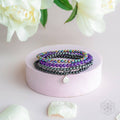Veil of Protection Bracelet Set – Amethyst & Hematite